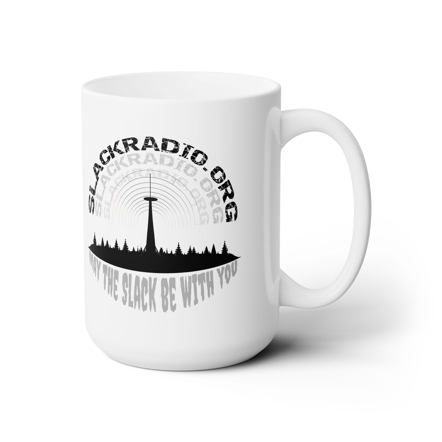 Slack Radio /"Bob" Blotter Acid White Ceramic 15 Oz. Mug