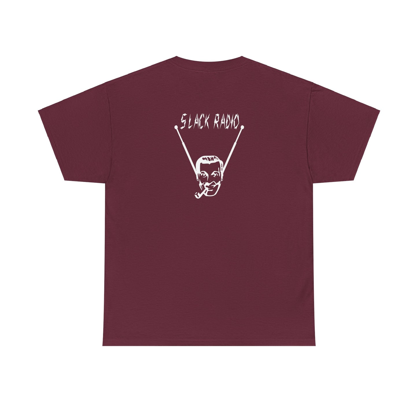 Slack Radio "Bob" Dobbs Logo Unisex Heavy Cotton Tee