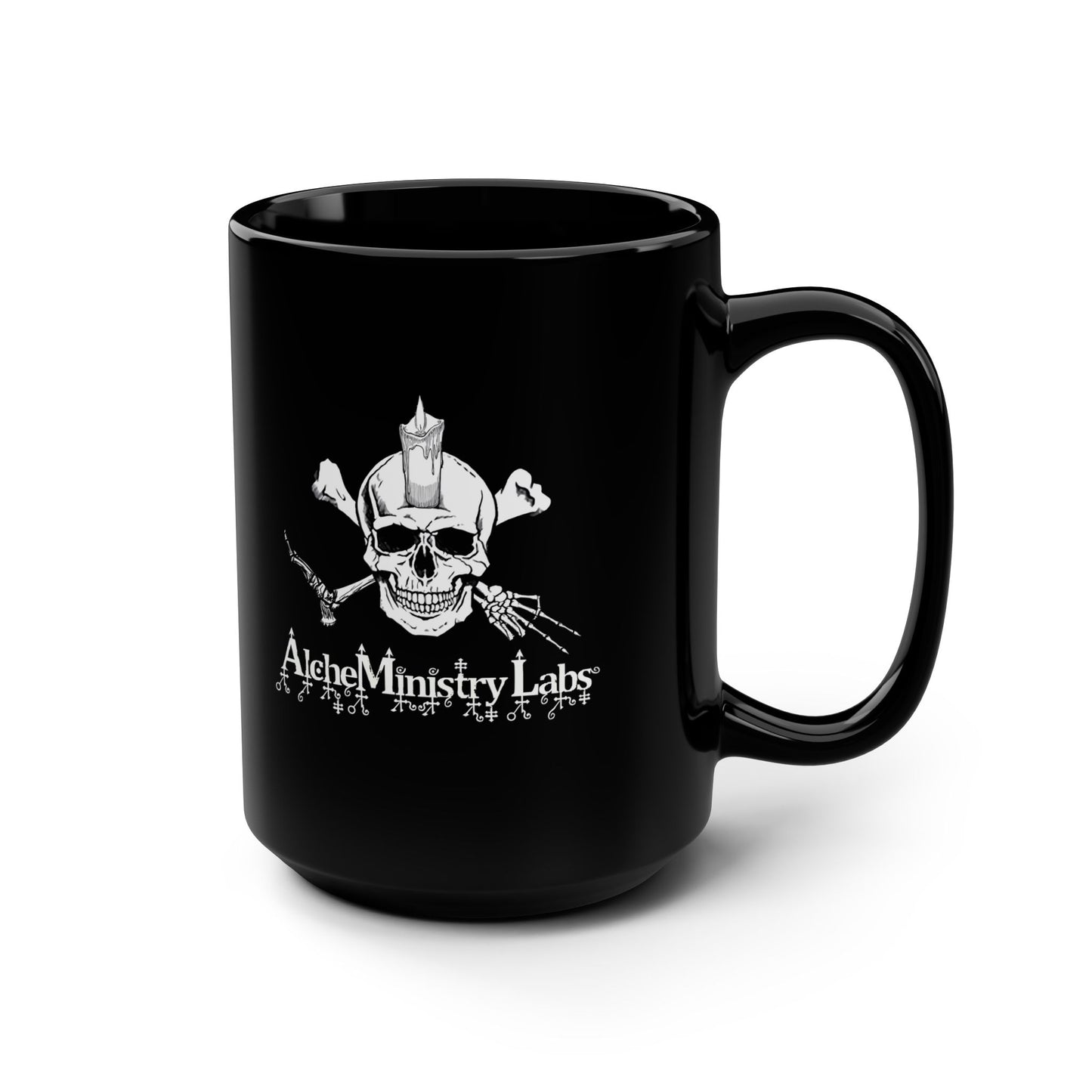 AlcheMinistry Labs Black Mug, 15oz