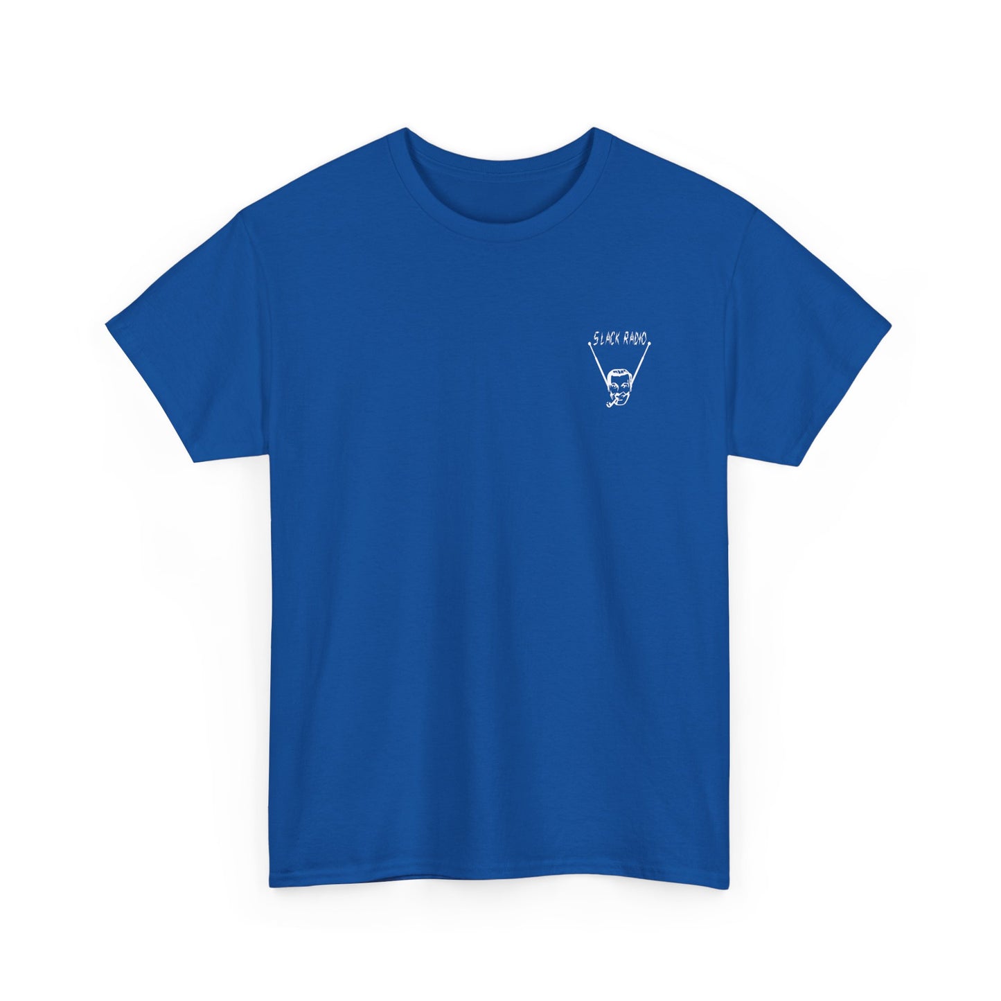 Slack Radio "Bob" Dobbs Logo Unisex Heavy Cotton Tee