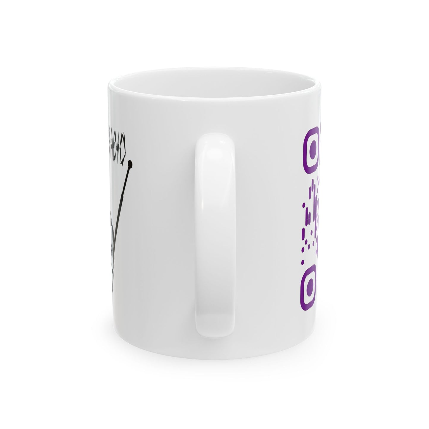 Slack Radio White Ceramic 11oz. Mug
