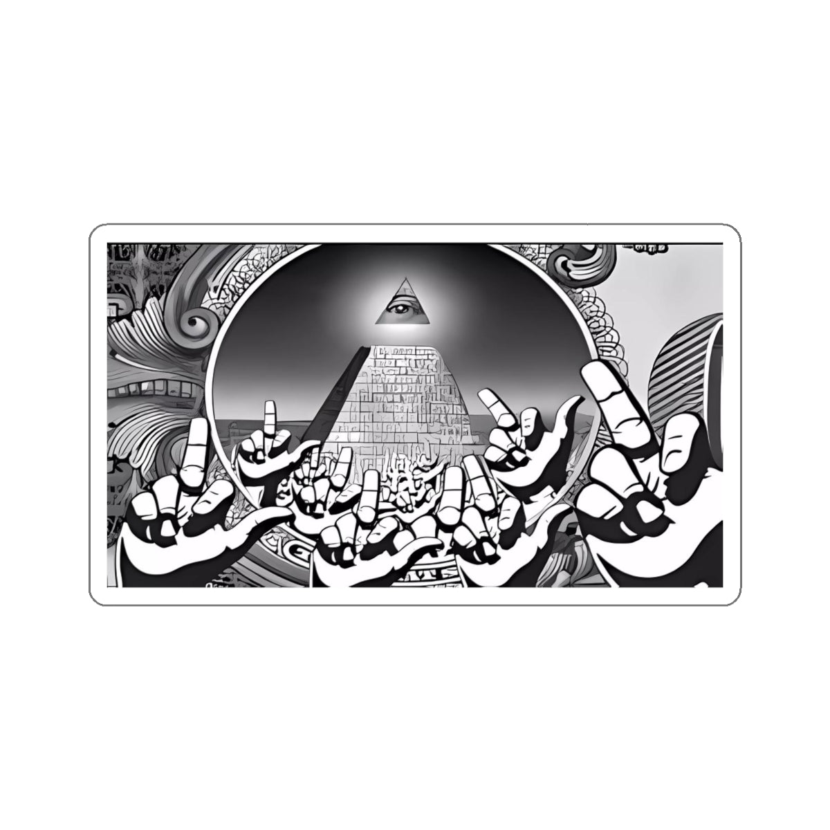 F*** The Conspiracy! Kiss-Cut Stickers