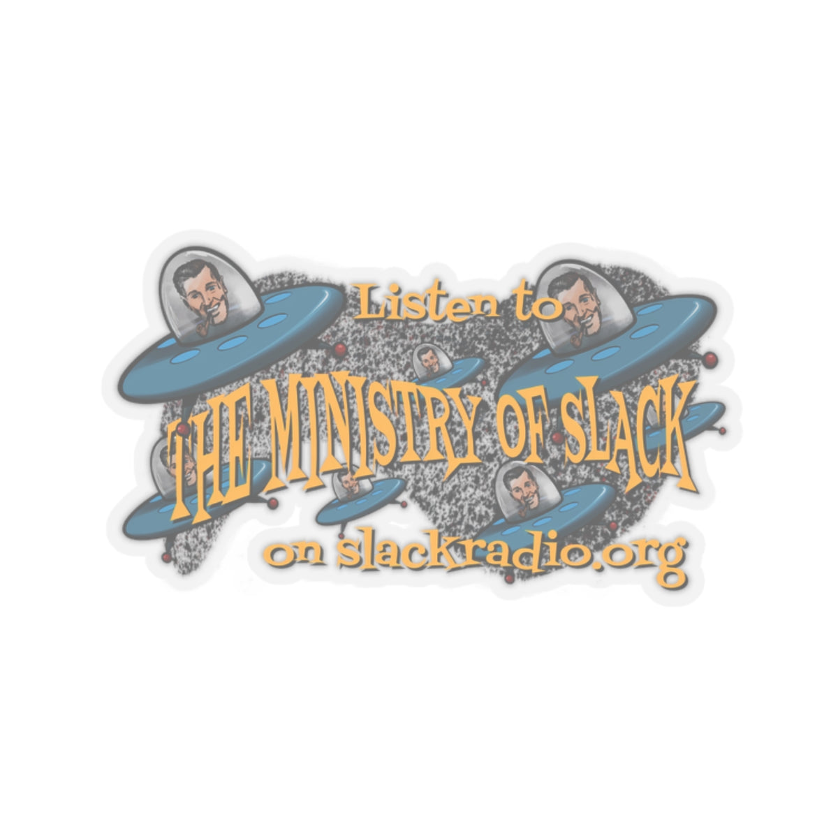 The Ministry of Slack Kiss-Cut Stickers