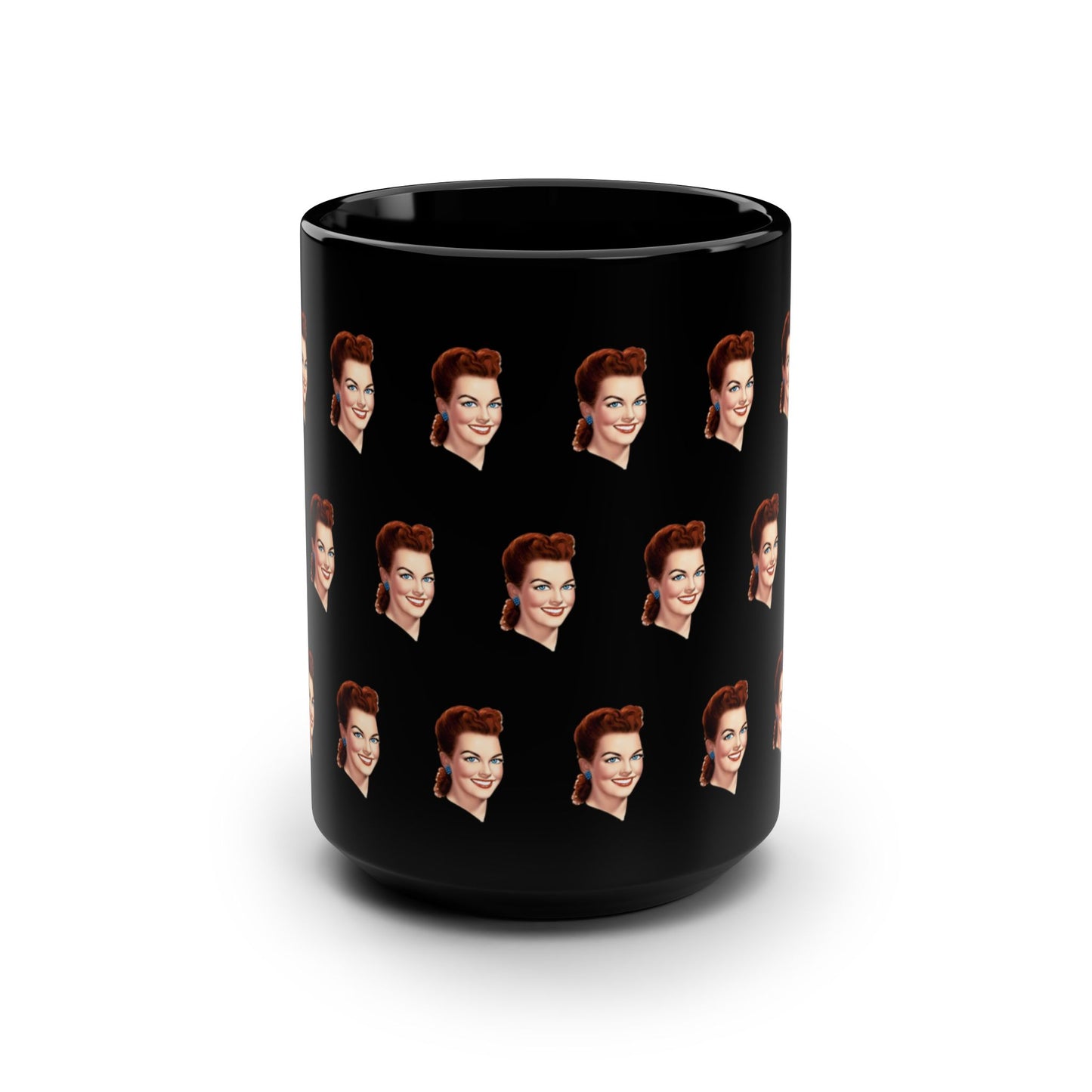 Connie Dobbs Black Mug, 15oz