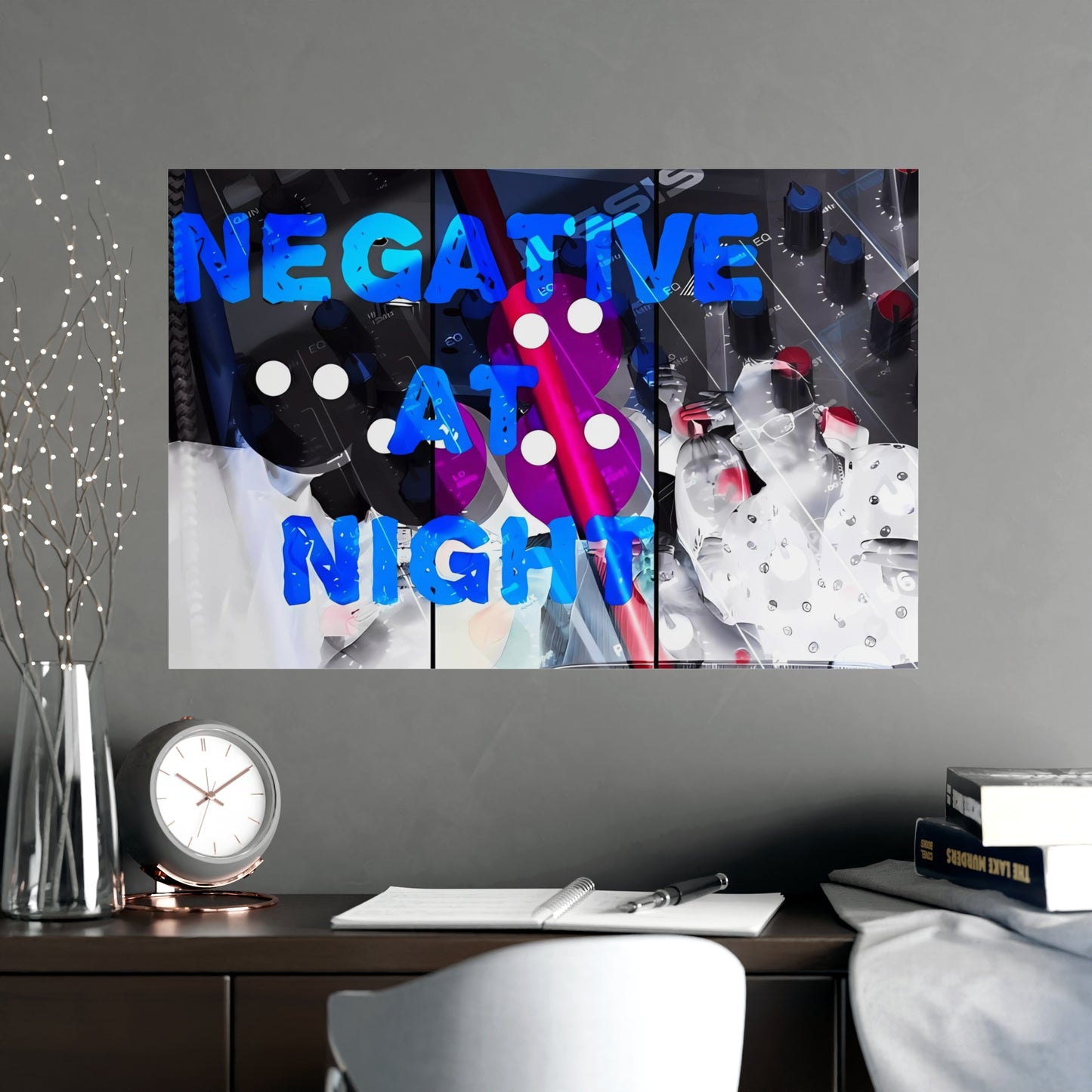 Negative At Night 2 Matte Posters