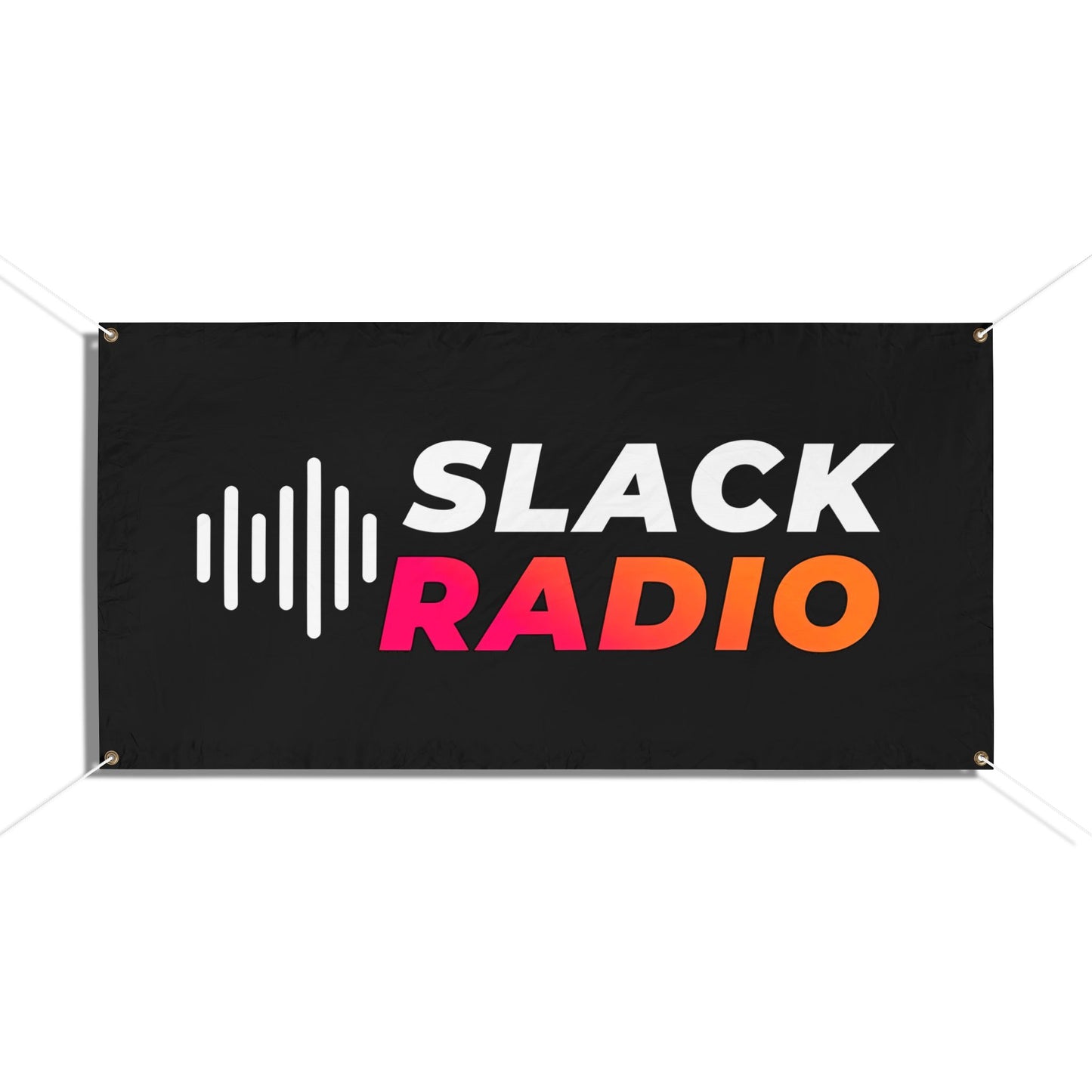Black Slack Radio Vinyl Banners