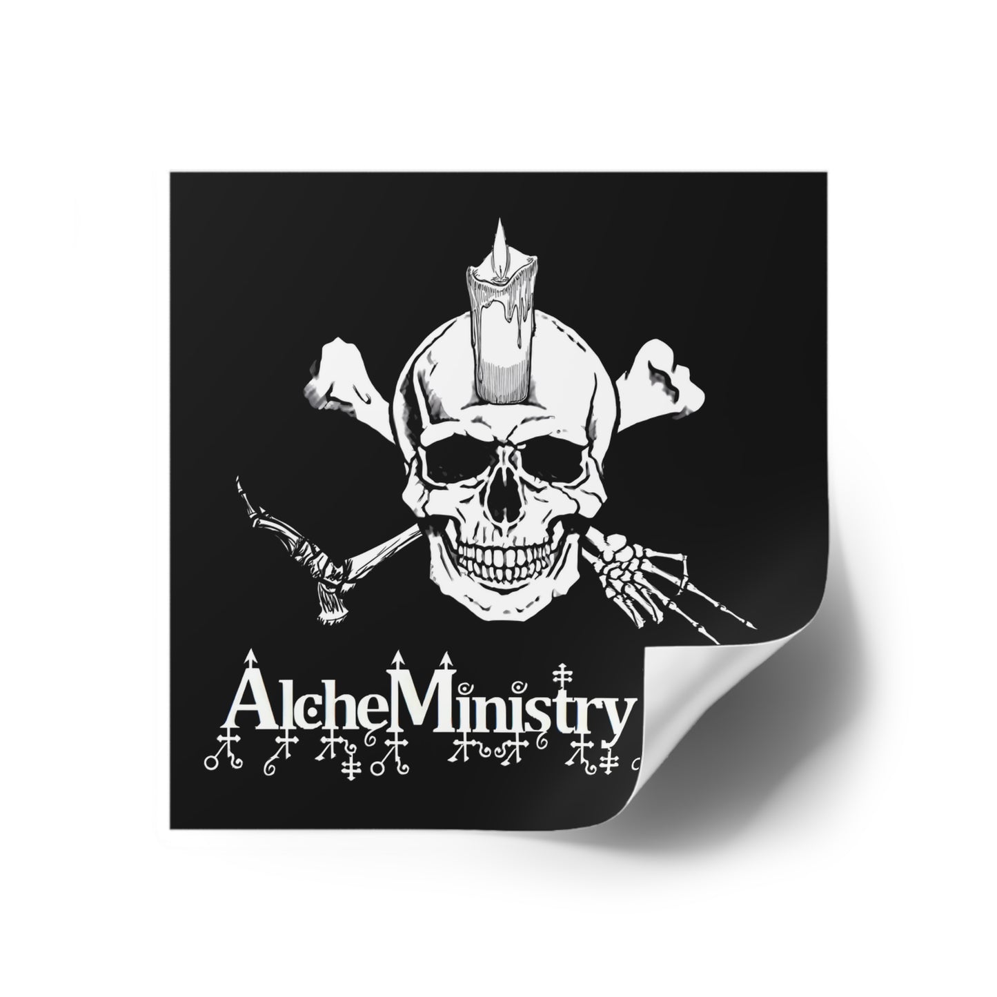 AlcheMinistry Labs Square Stickers, Indoor\Outdoor