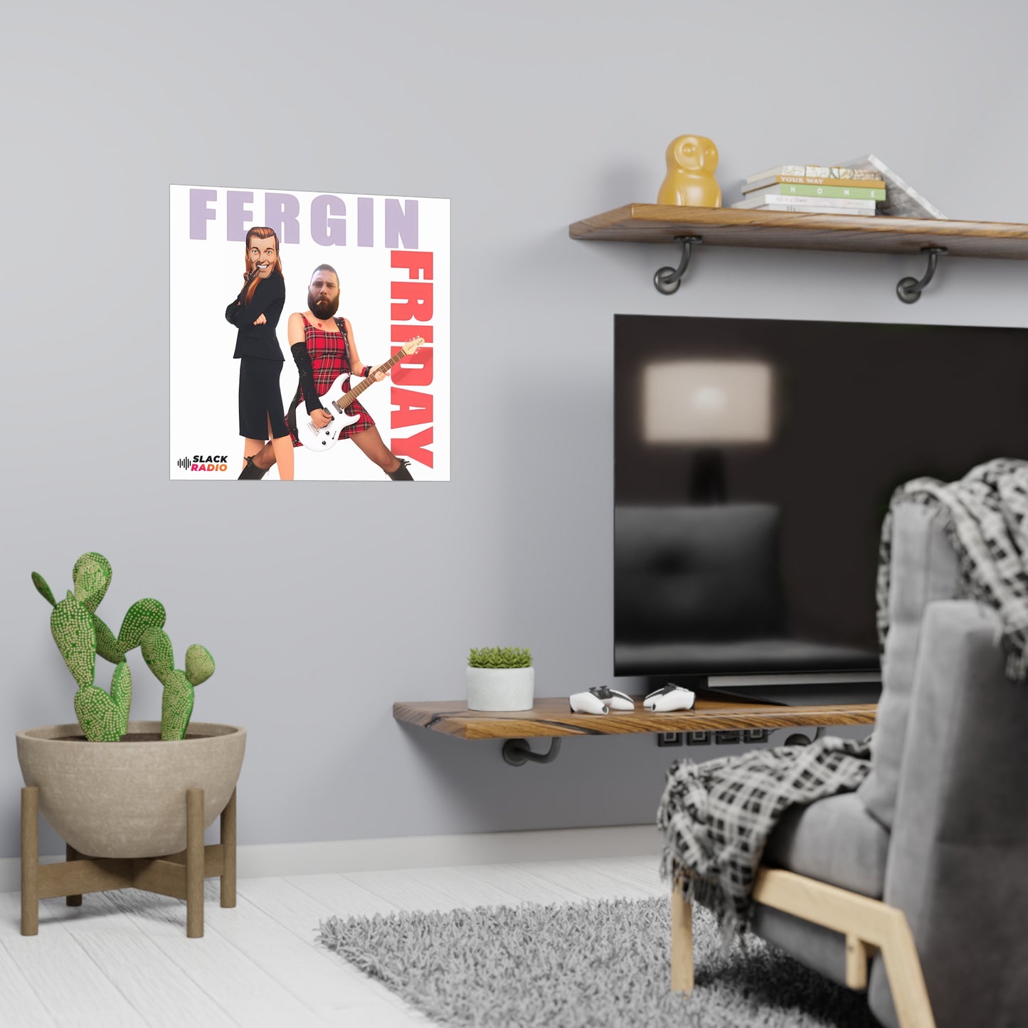 Fergin Friday Matte Paper Poster