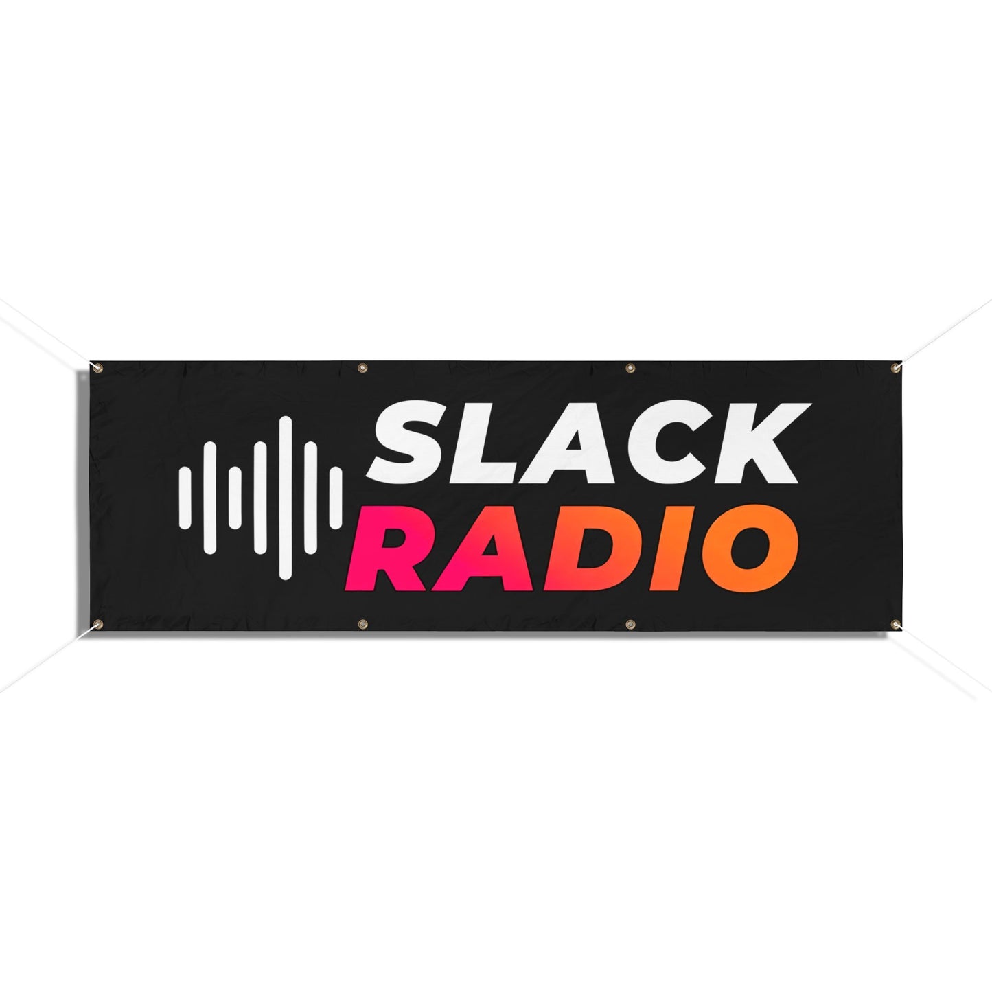 Black Slack Radio Vinyl Banners