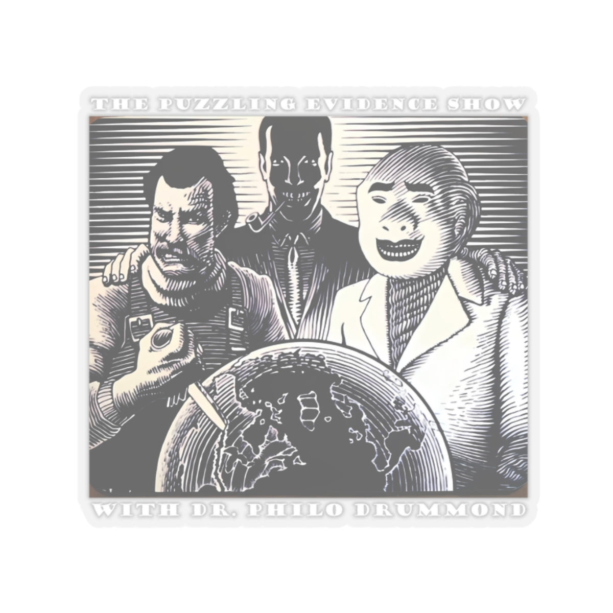 The Puzzling Evidence Show 2 Kiss-Cut Stickers