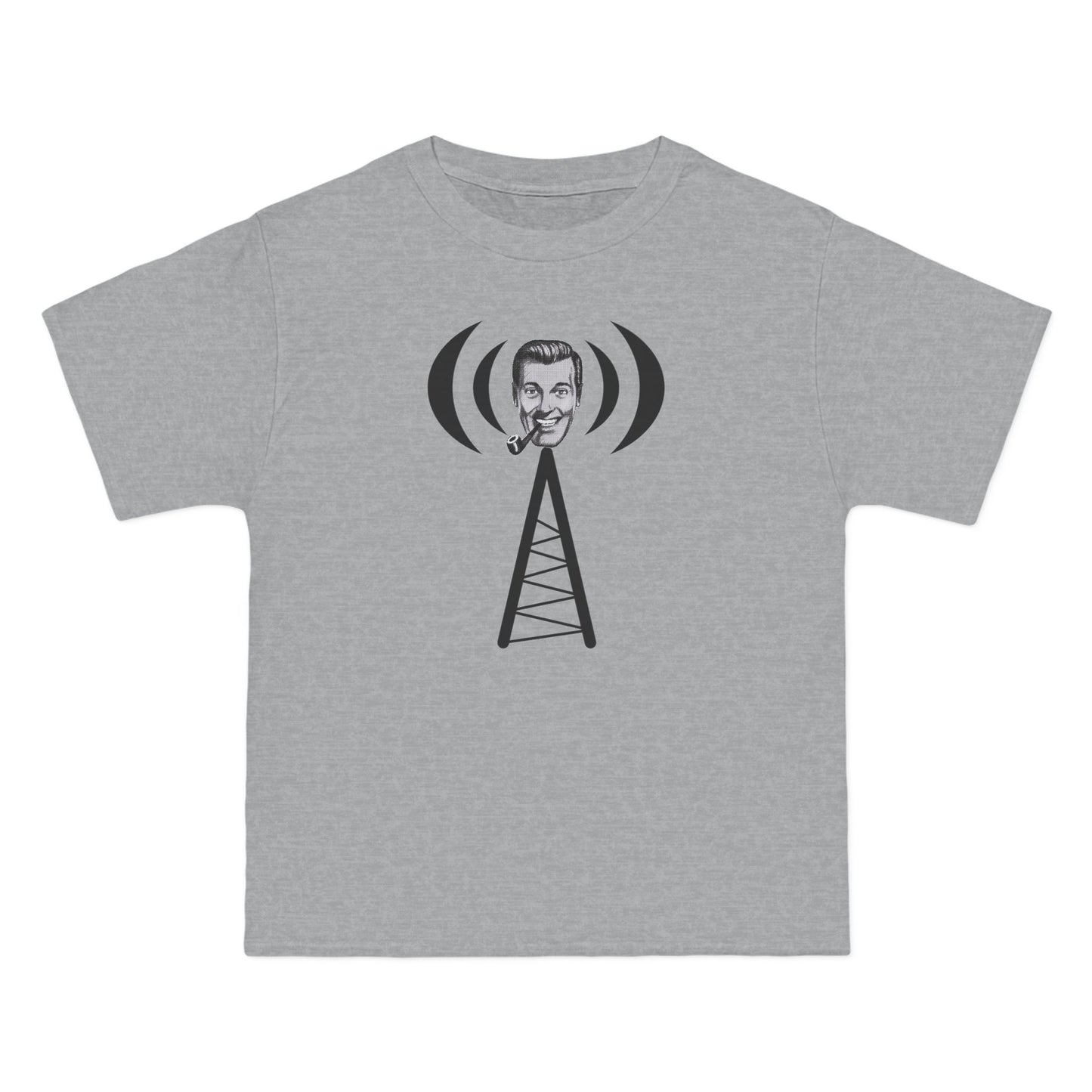 Bob Dobbs / Slack Radio Logo Beefy-T® Short-Sleeve T-Shirt