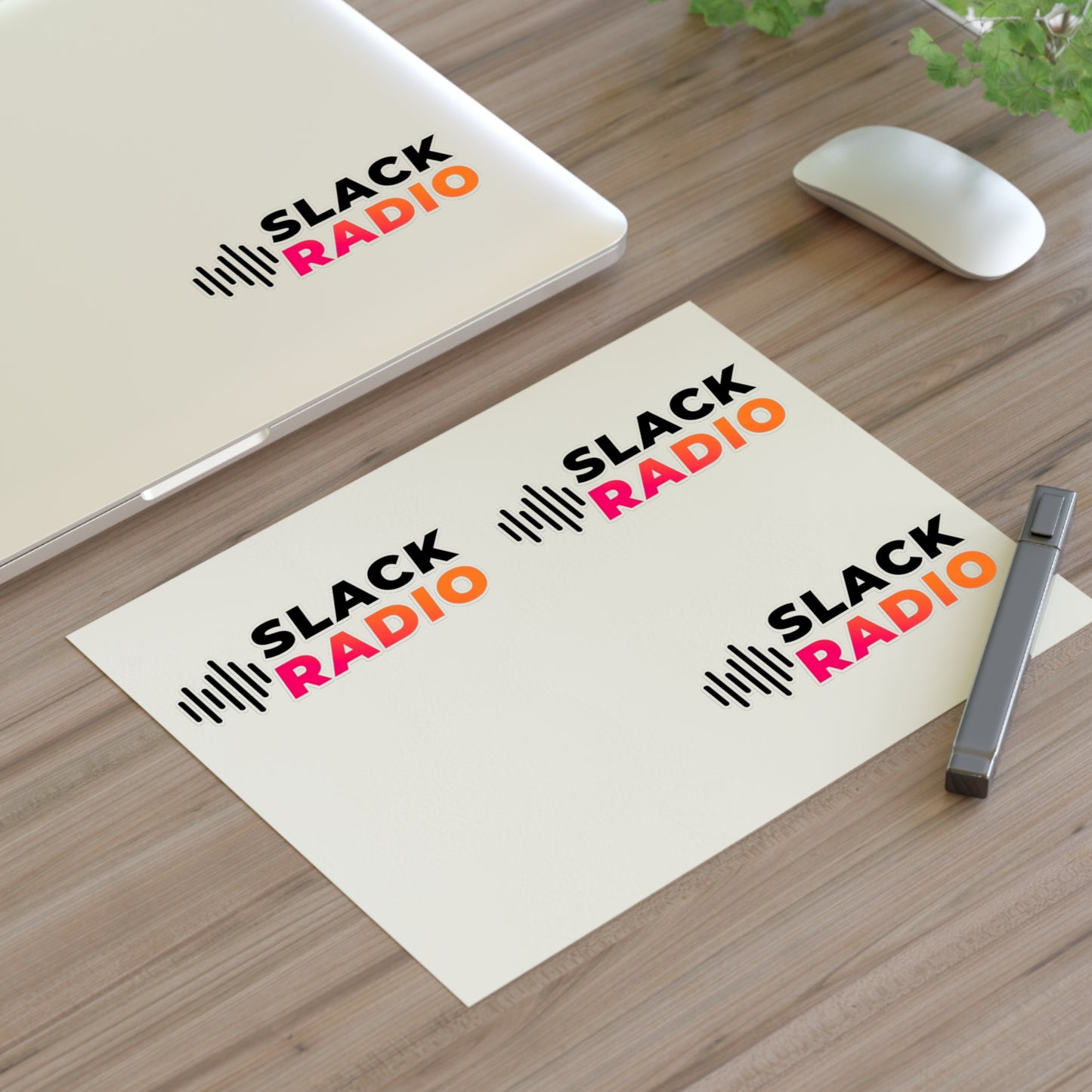 Slack Radio Logo Sticker Sheets