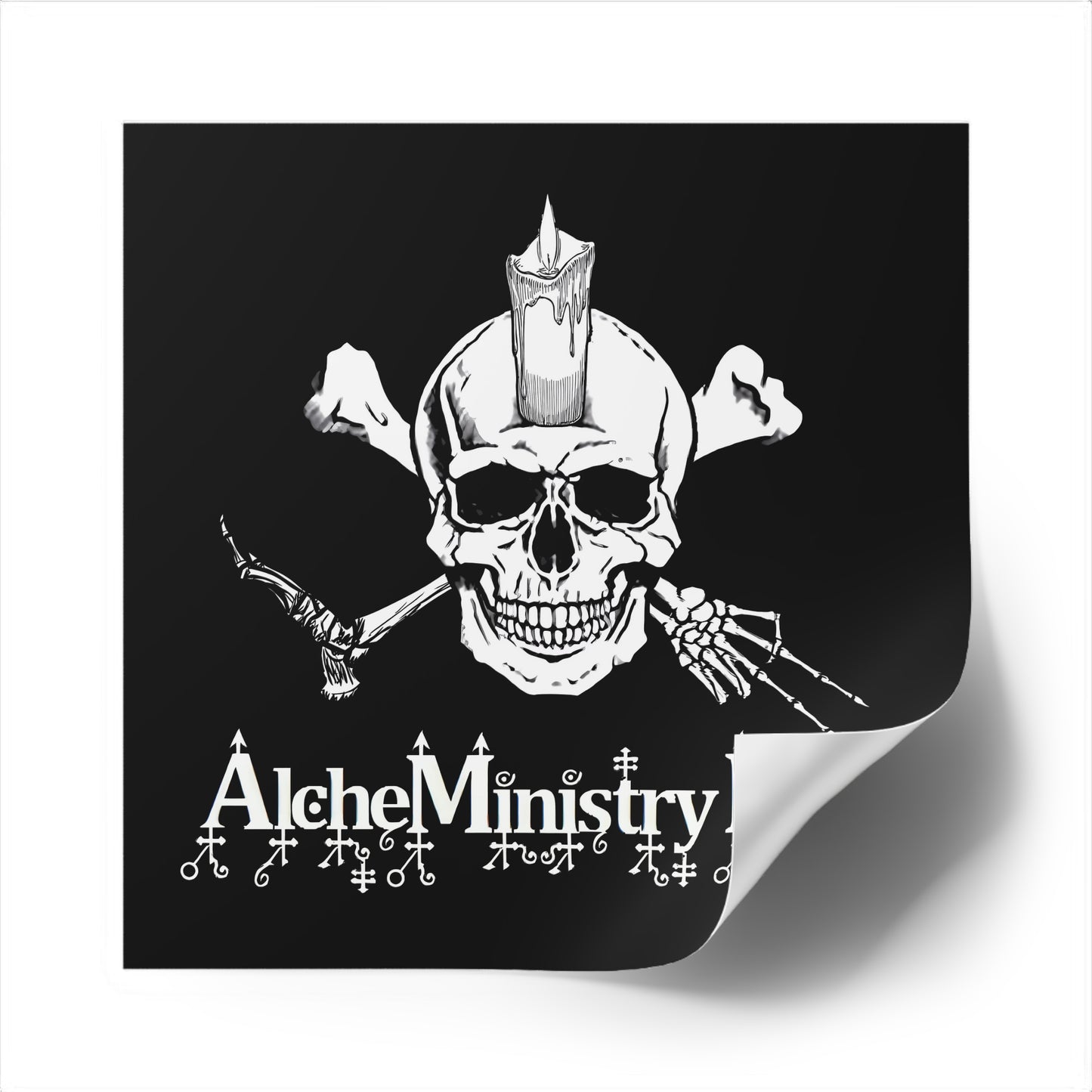 AlcheMinistry Labs Square Stickers, Indoor\Outdoor