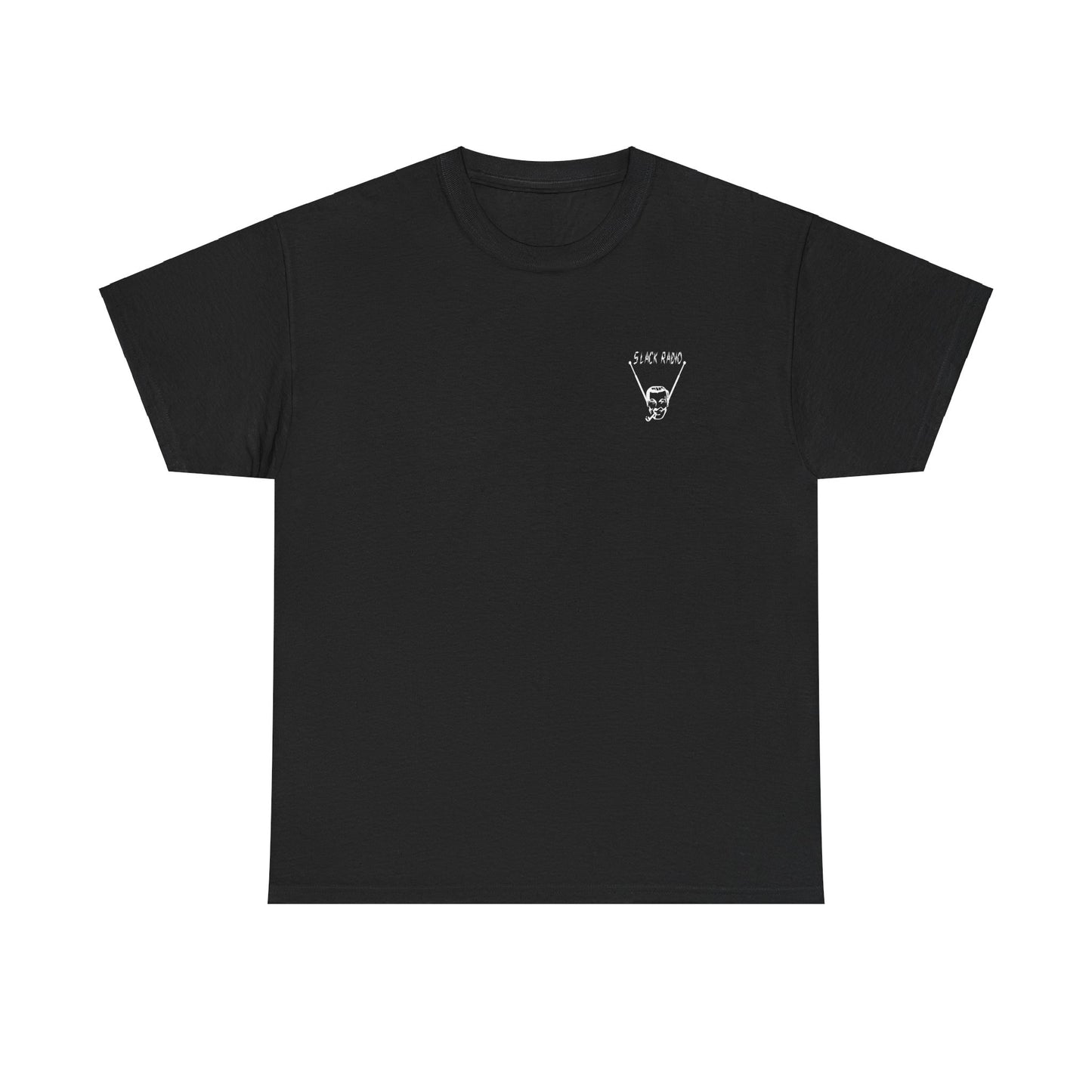 Slack Radio "Bob" Dobbs Logo Unisex Heavy Cotton Tee