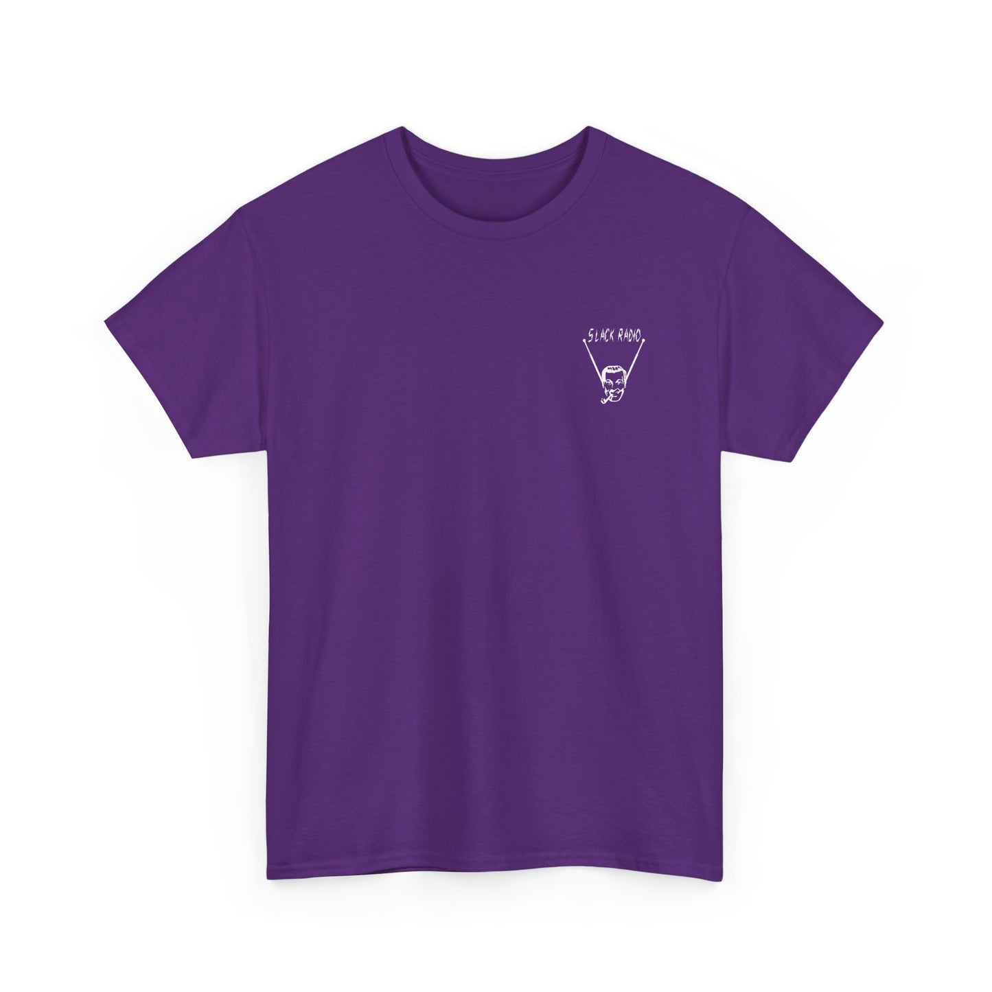 Slack Radio "Bob" Dobbs Logo Unisex Heavy Cotton Tee
