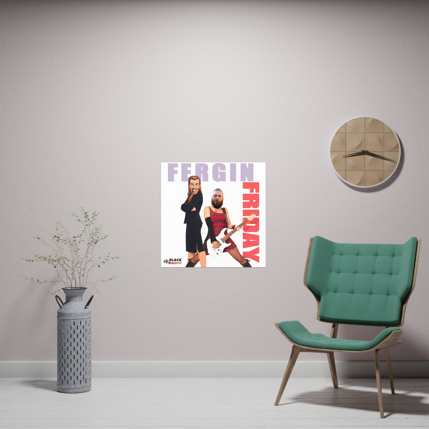 Fergin Friday Matte Paper Poster