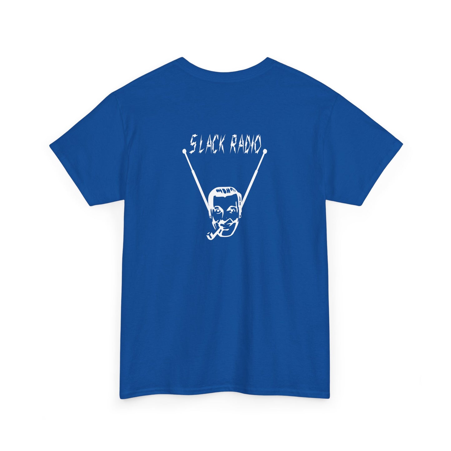 Slack Radio "Bob" Dobbs Logo Unisex Heavy Cotton Tee