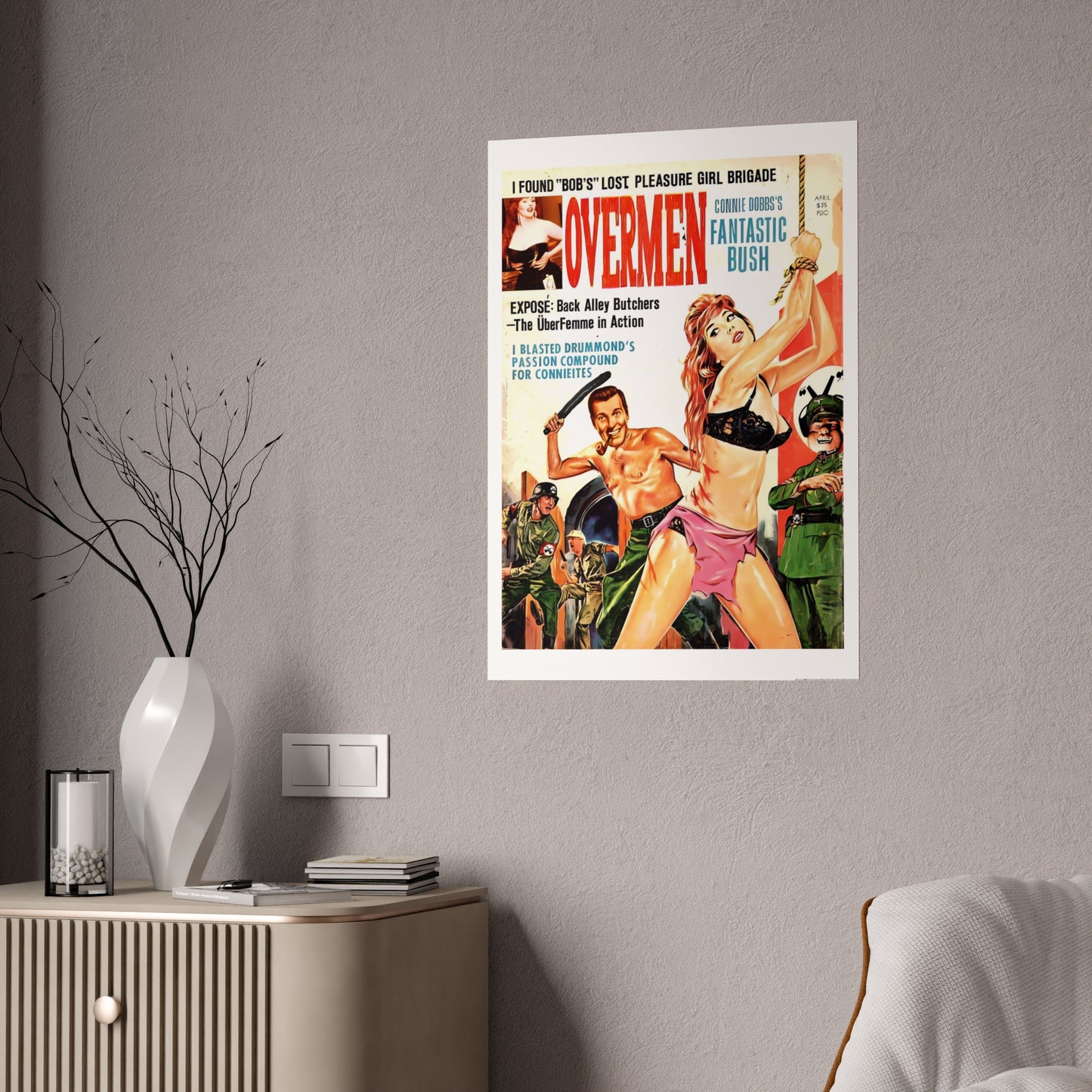 Overmen Magazine Cover Gloss Poster
