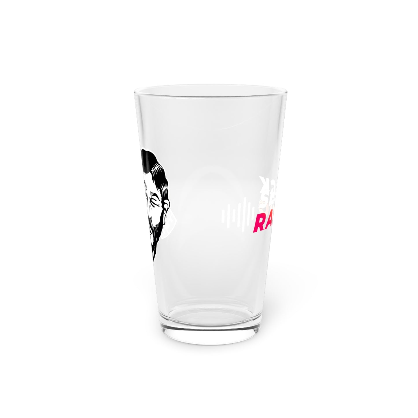 Fergin Friday / Slack Radio Pint Glass, 16oz