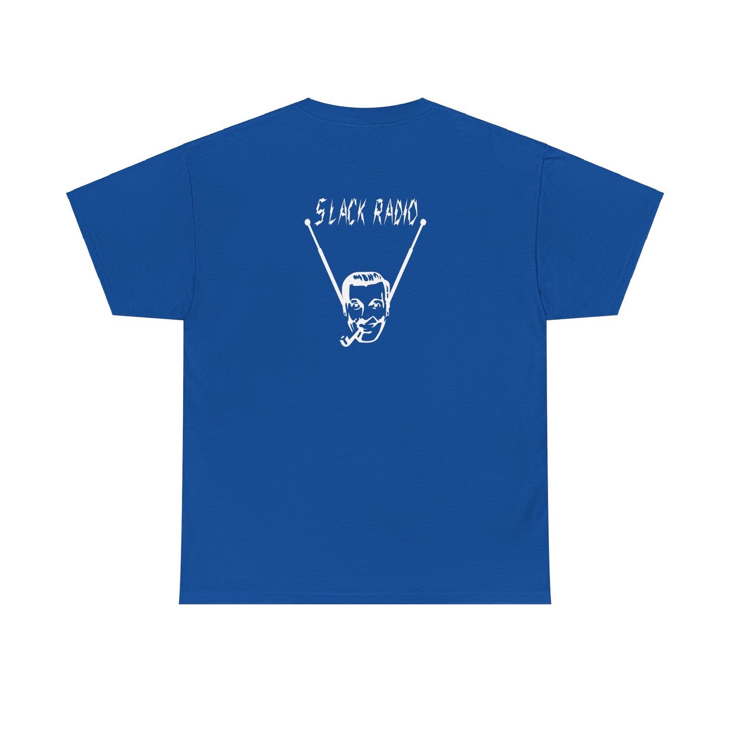 Slack Radio "Bob" Dobbs Logo Unisex Heavy Cotton Tee