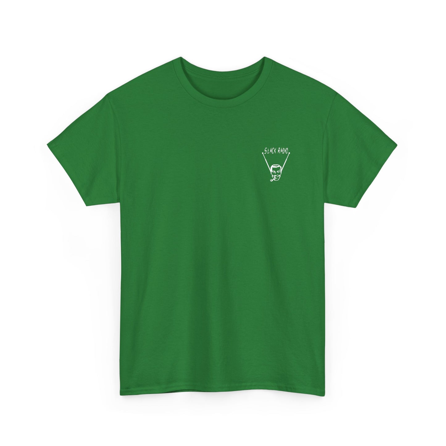 Slack Radio "Bob" Dobbs Logo Unisex Heavy Cotton Tee