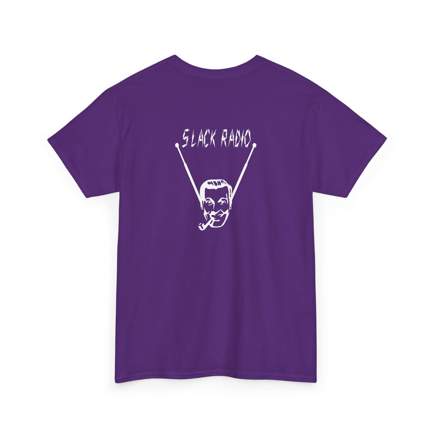 Slack Radio "Bob" Dobbs Logo Unisex Heavy Cotton Tee