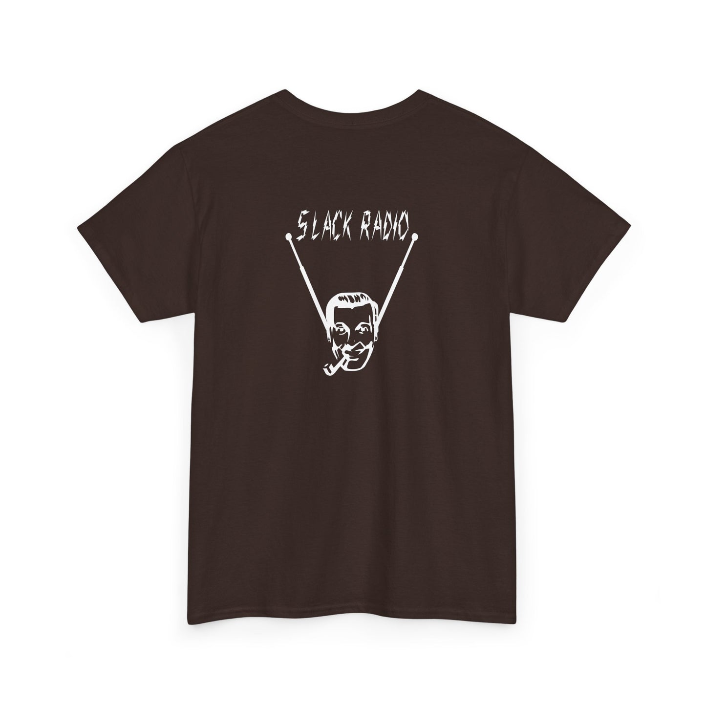 Slack Radio "Bob" Dobbs Logo Unisex Heavy Cotton Tee