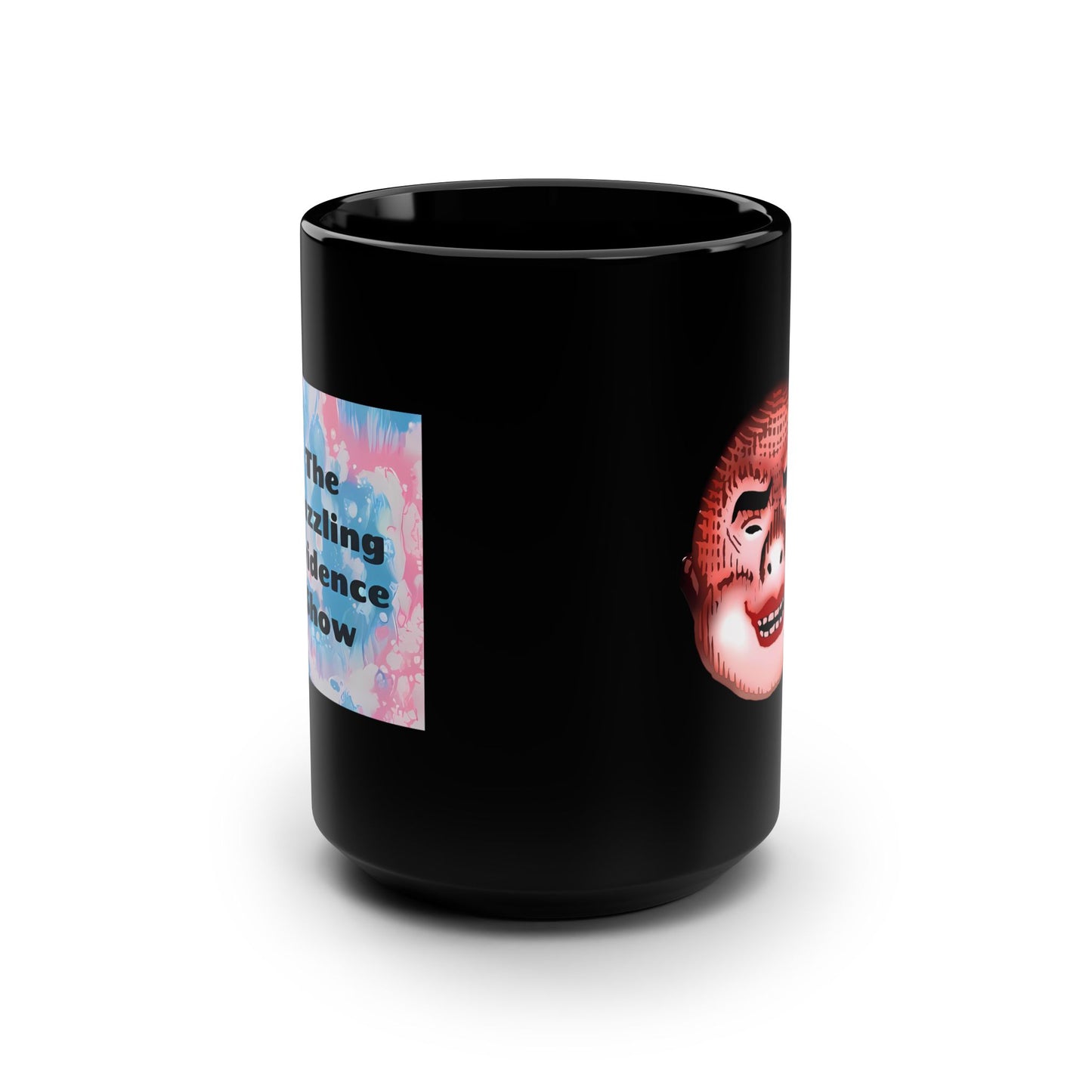 The Puzzling Evidence Show 1 Black Mug, 15oz