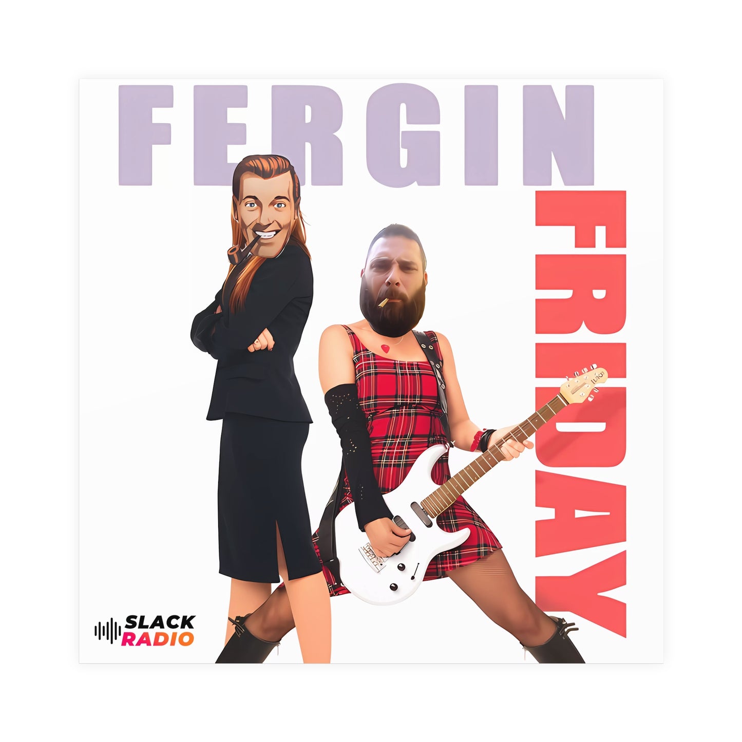Fergin Friday Matte Paper Poster