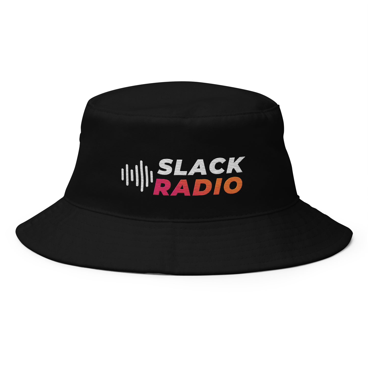 Slack Radio Embroidered Bucket Hat