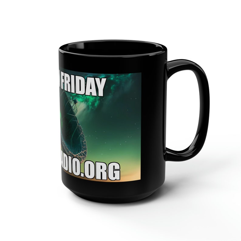 Fergin Friday Black Mug, 15oz