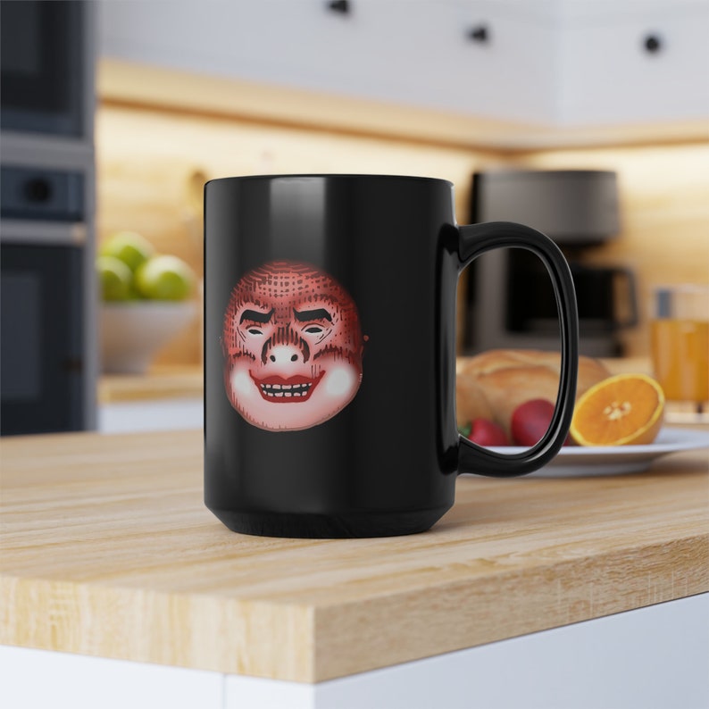 The Puzzling Evidence Show 1 Black Mug, 15oz
