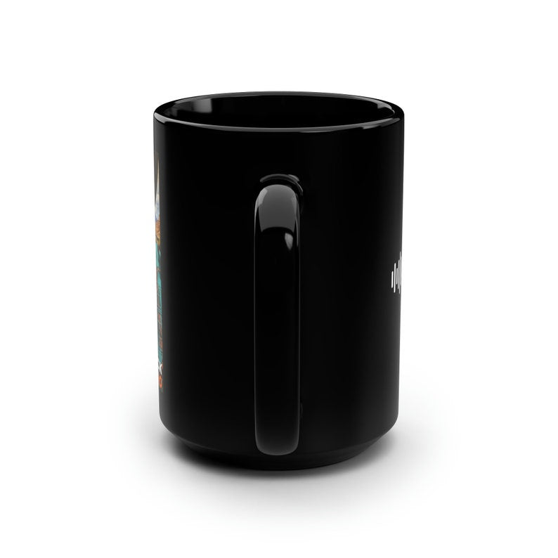 Peas in a Pod 2 / Slack Radio Black Mug, 15oz