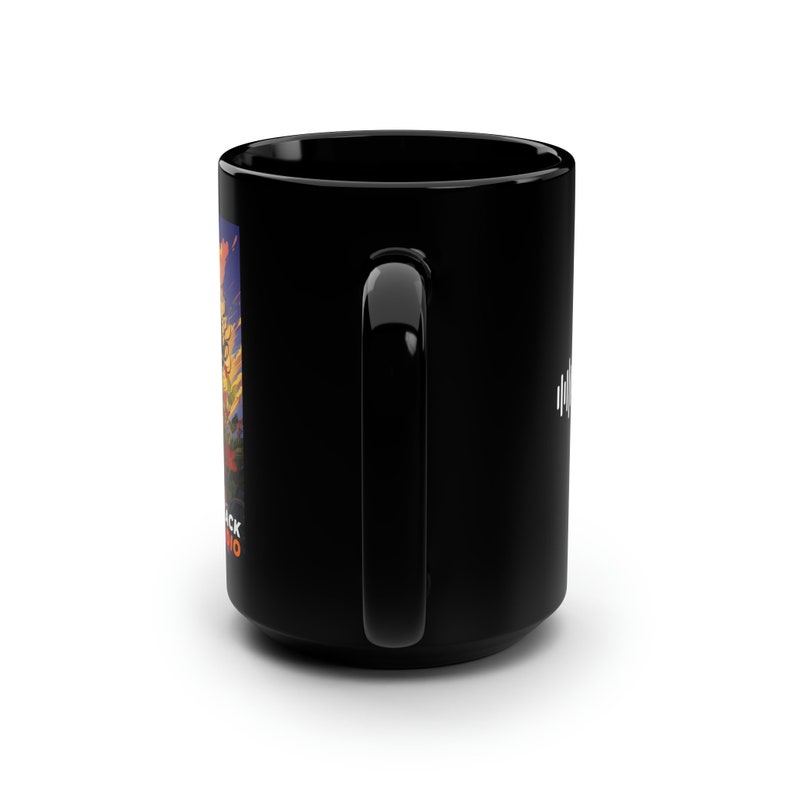 RPM Slackbot / Slack Radio Black Mug, 15oz
