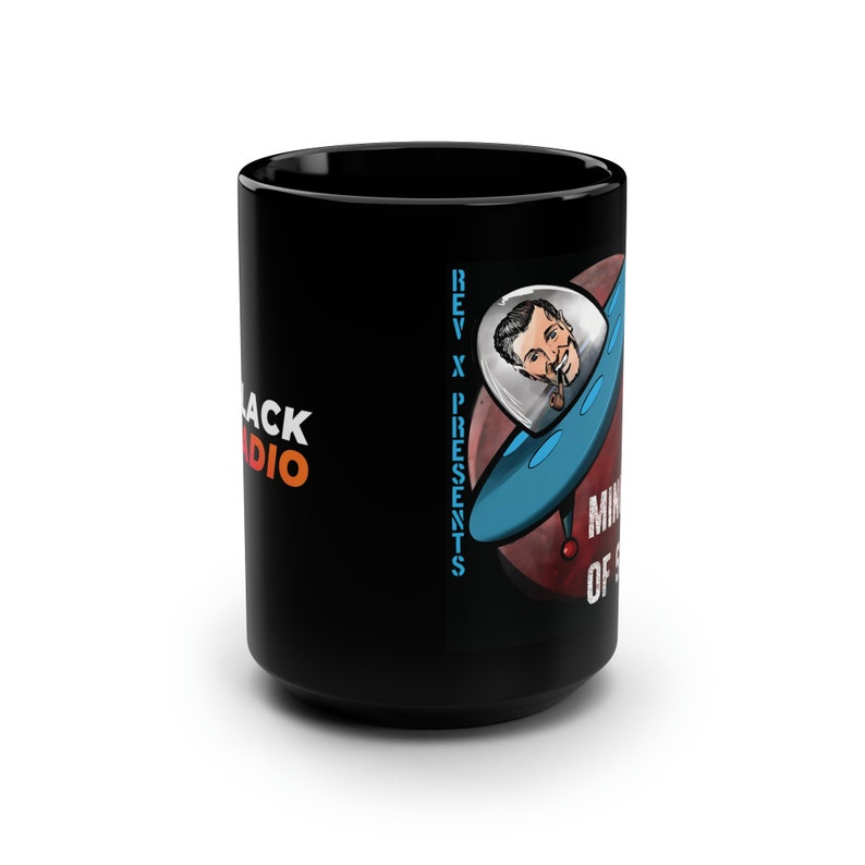 The Ministry of Slack / Slack Radio Black Mug, 15oz