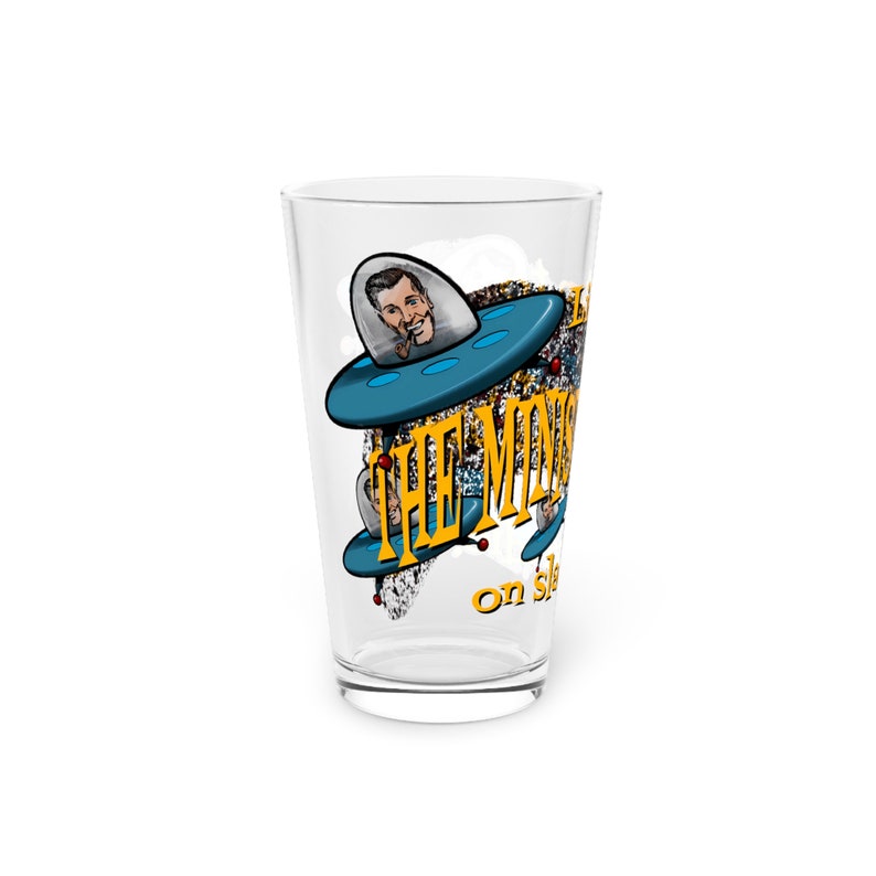 The Ministry of Slack Pint Glass, 16oz