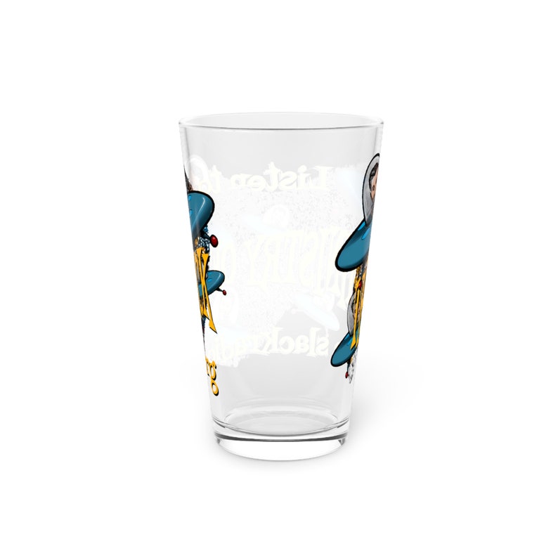 The Ministry of Slack Pint Glass, 16oz
