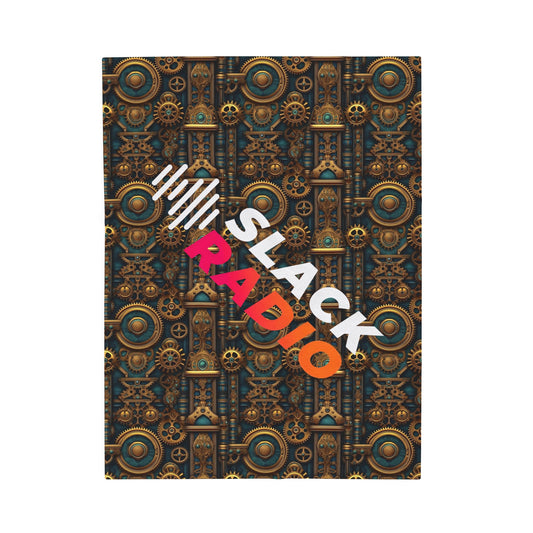 Slack Radio Steampunk Velveteen Plush Blanket