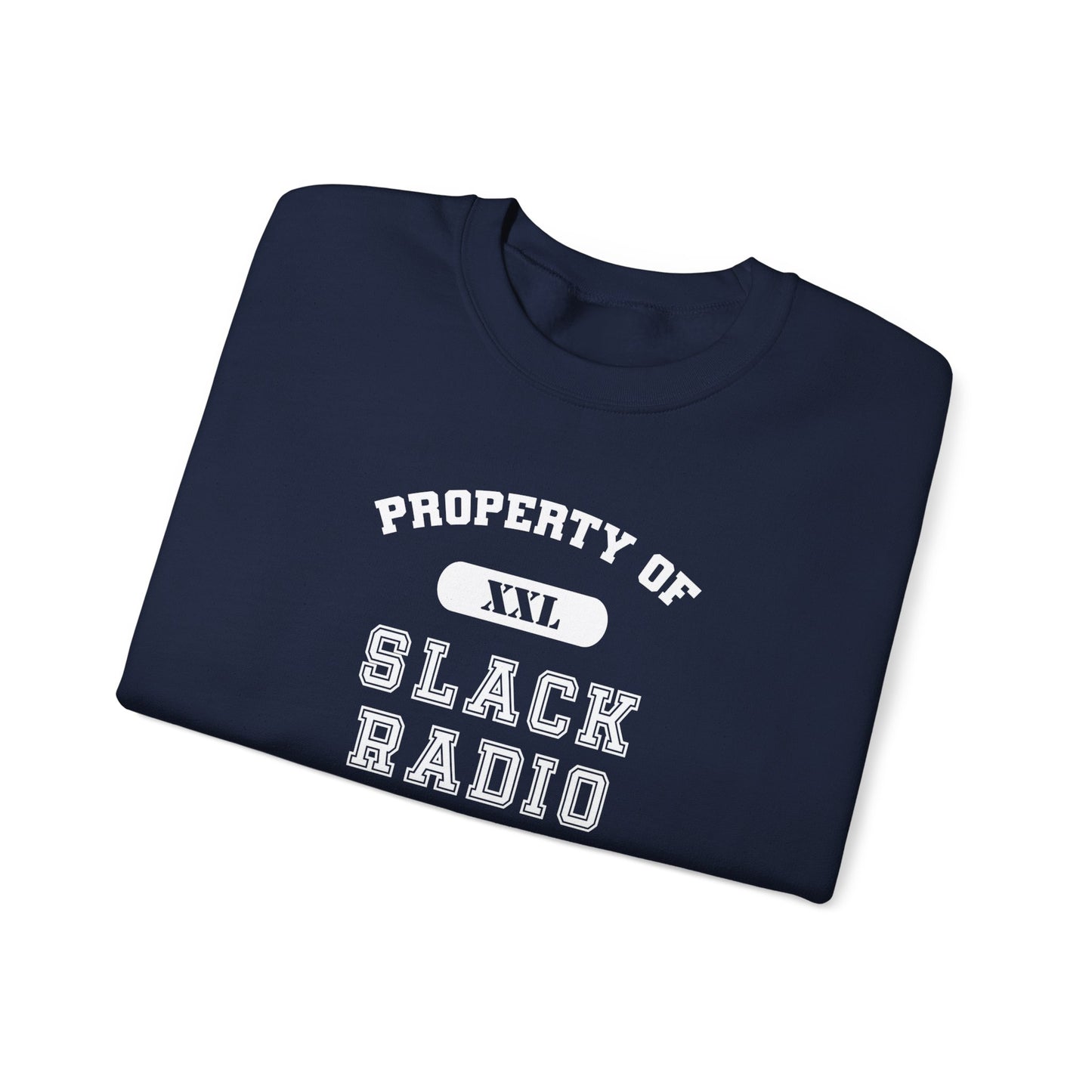 Property of Slack Radio Unisex Heavy Blend™ Crewneck Sweatshirt