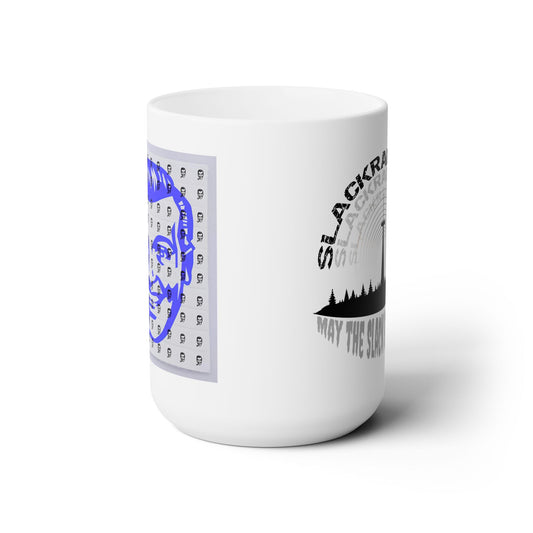 Slack Radio /"Bob" Blotter Acid White Ceramic 15 Oz. Mug