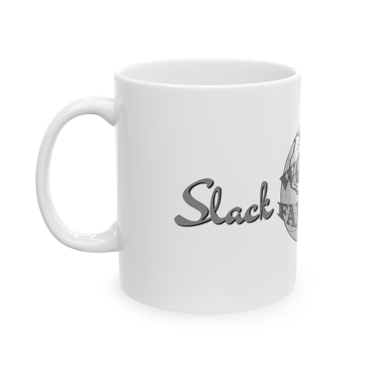 World Famous Slack Radio White Ceramic 11oz. Mug