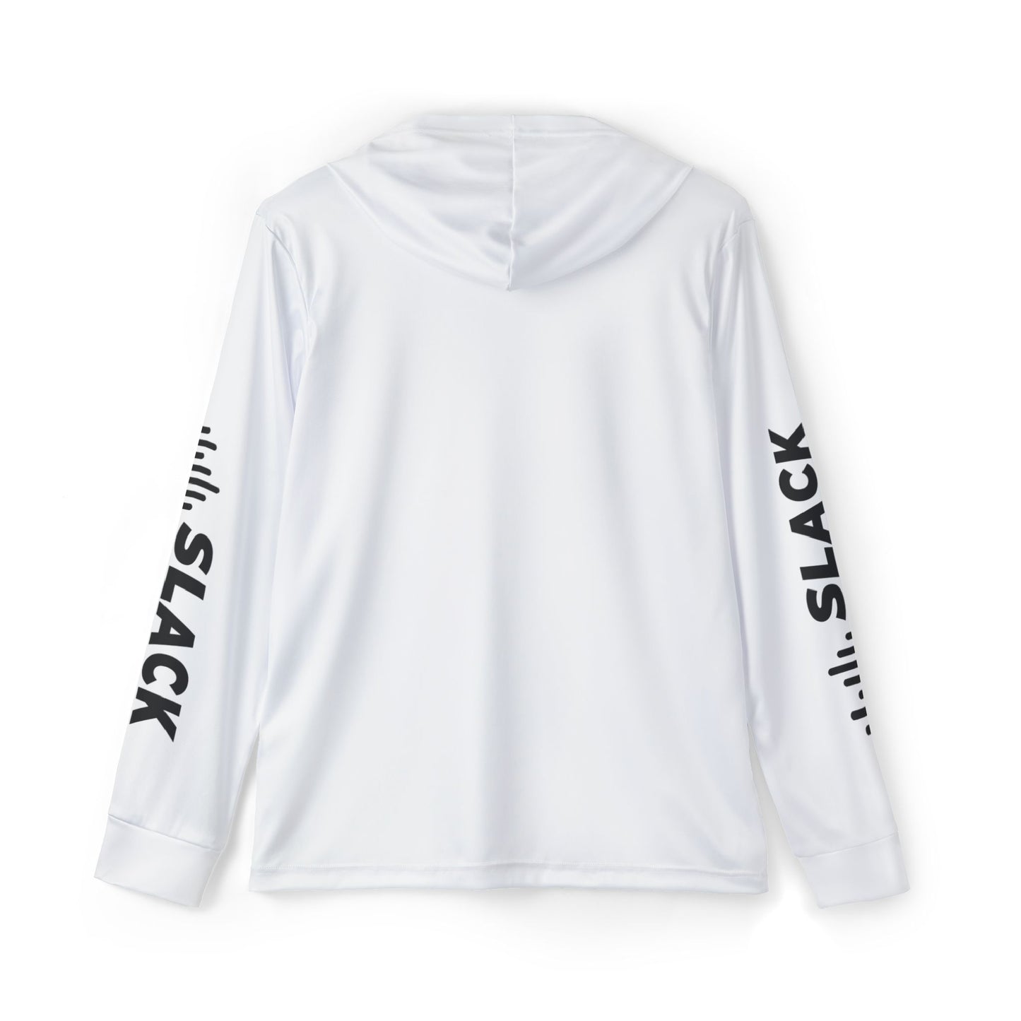 Slack Radio Men's White Sports Warmup Hoodie