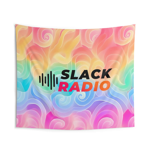 Slack  Radio Rainbow Indoor Wall Tapestries