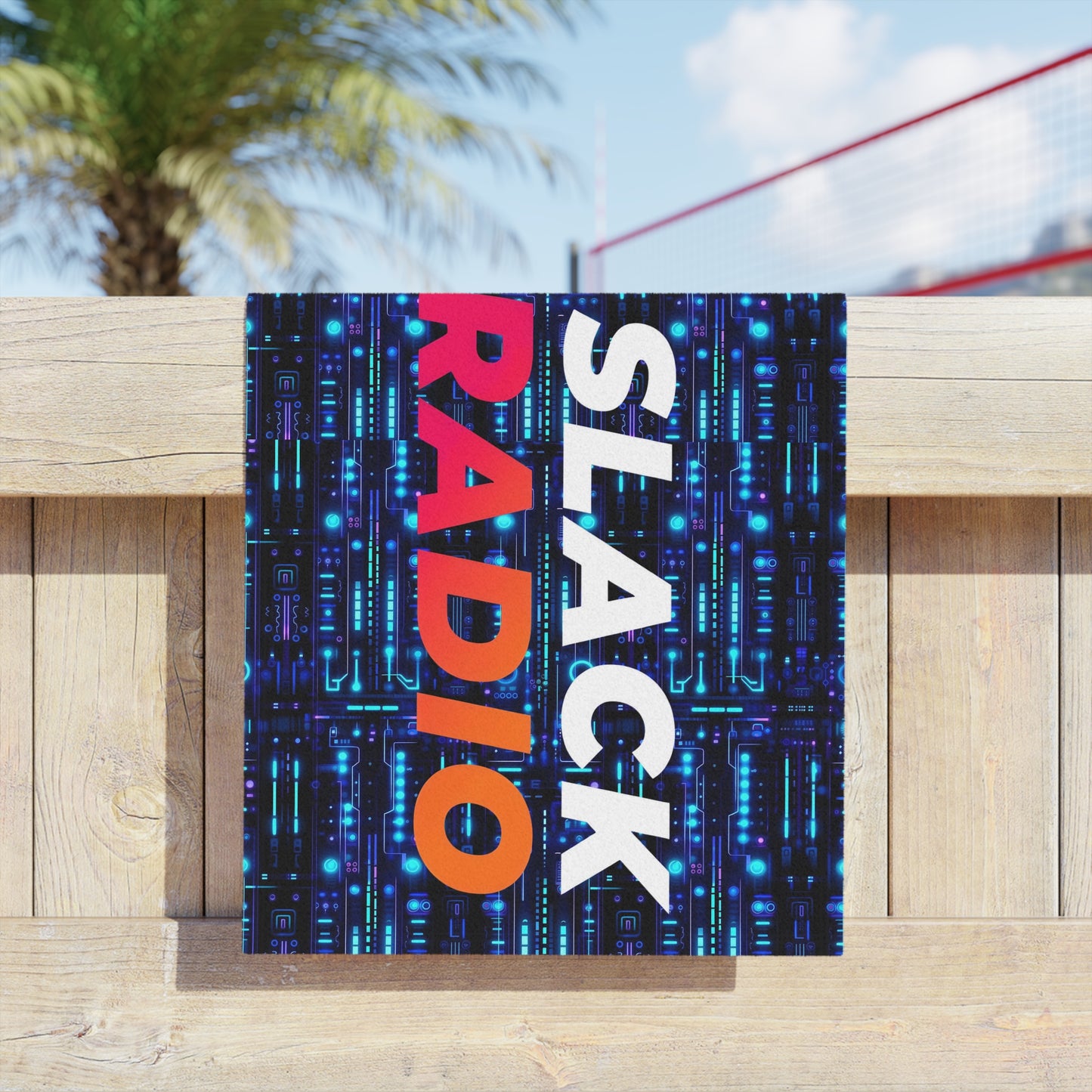 Slack Radio / Atompunk Beach Towels