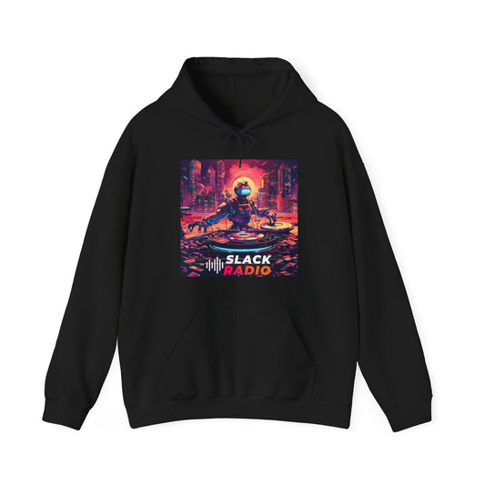 Slack Radio Robot DJ Unisex Heavy Blend™ Hooded Sweatshirt