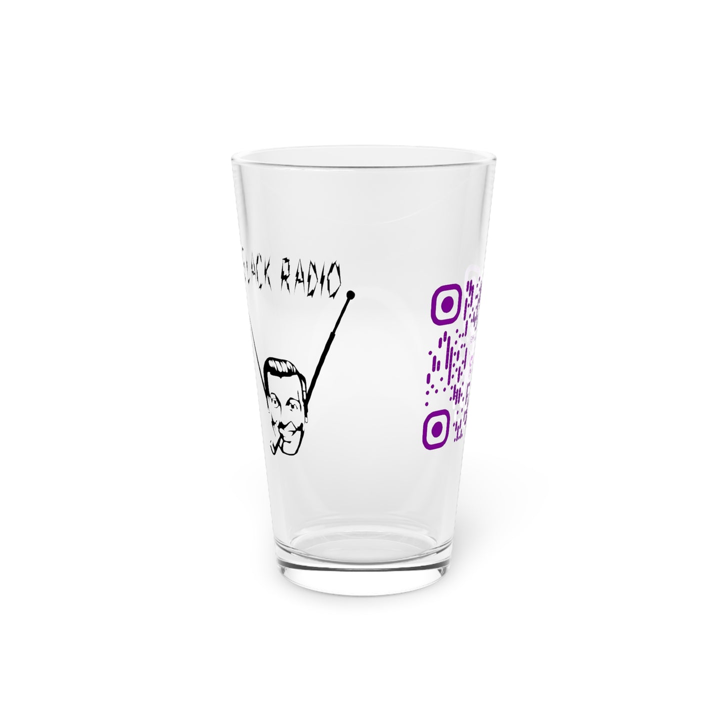 Slack Radio Pint Glass, 16oz