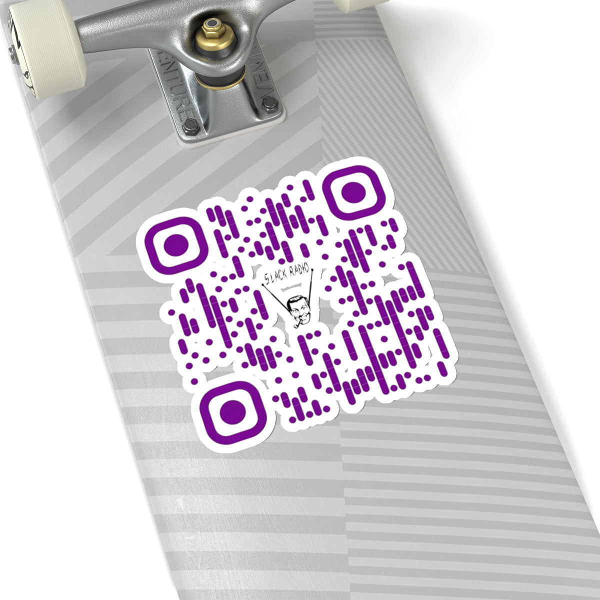 Slack Radio QR Code Kiss-Cut Stickers