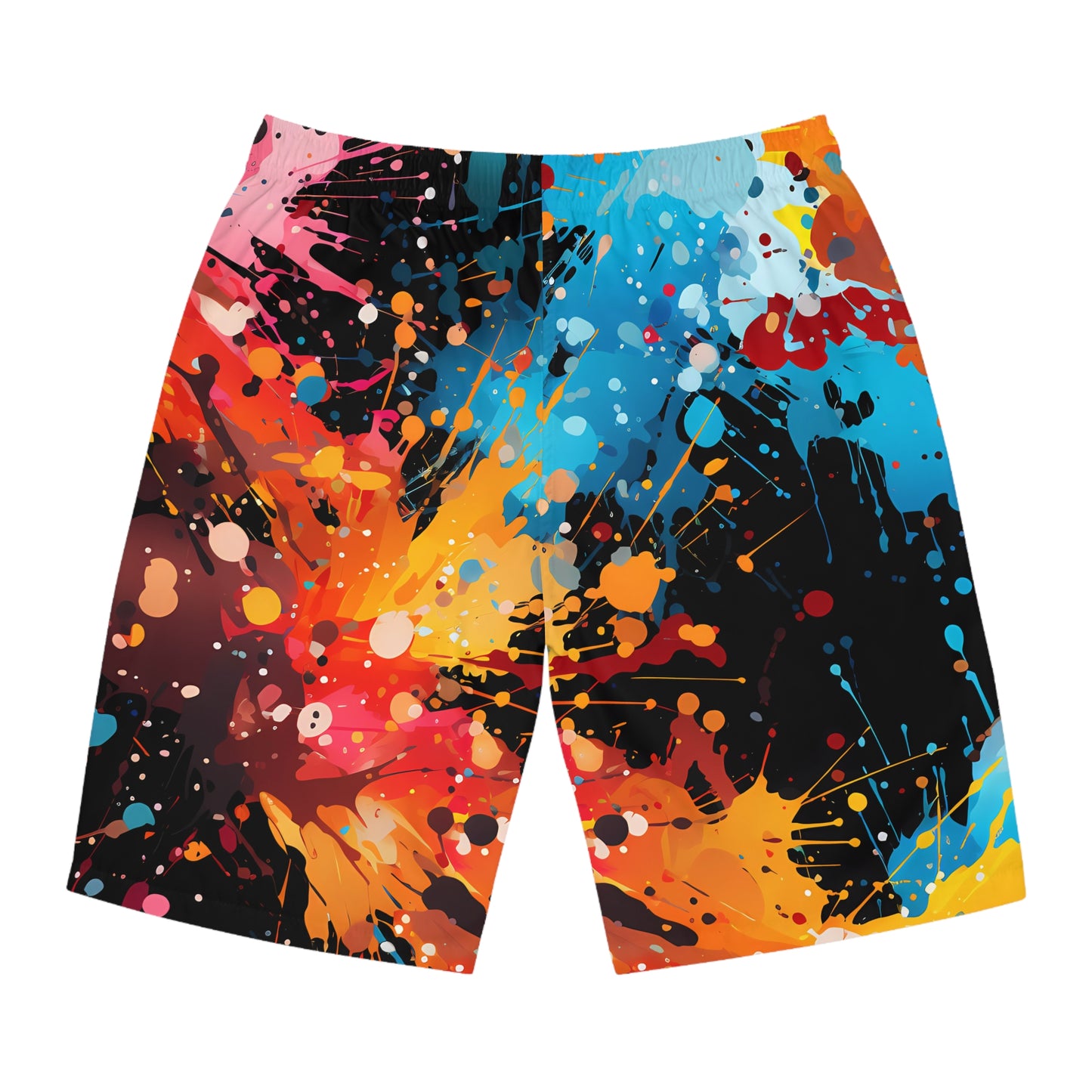 Slack Radio Paint Splatter Men's Board Shorts