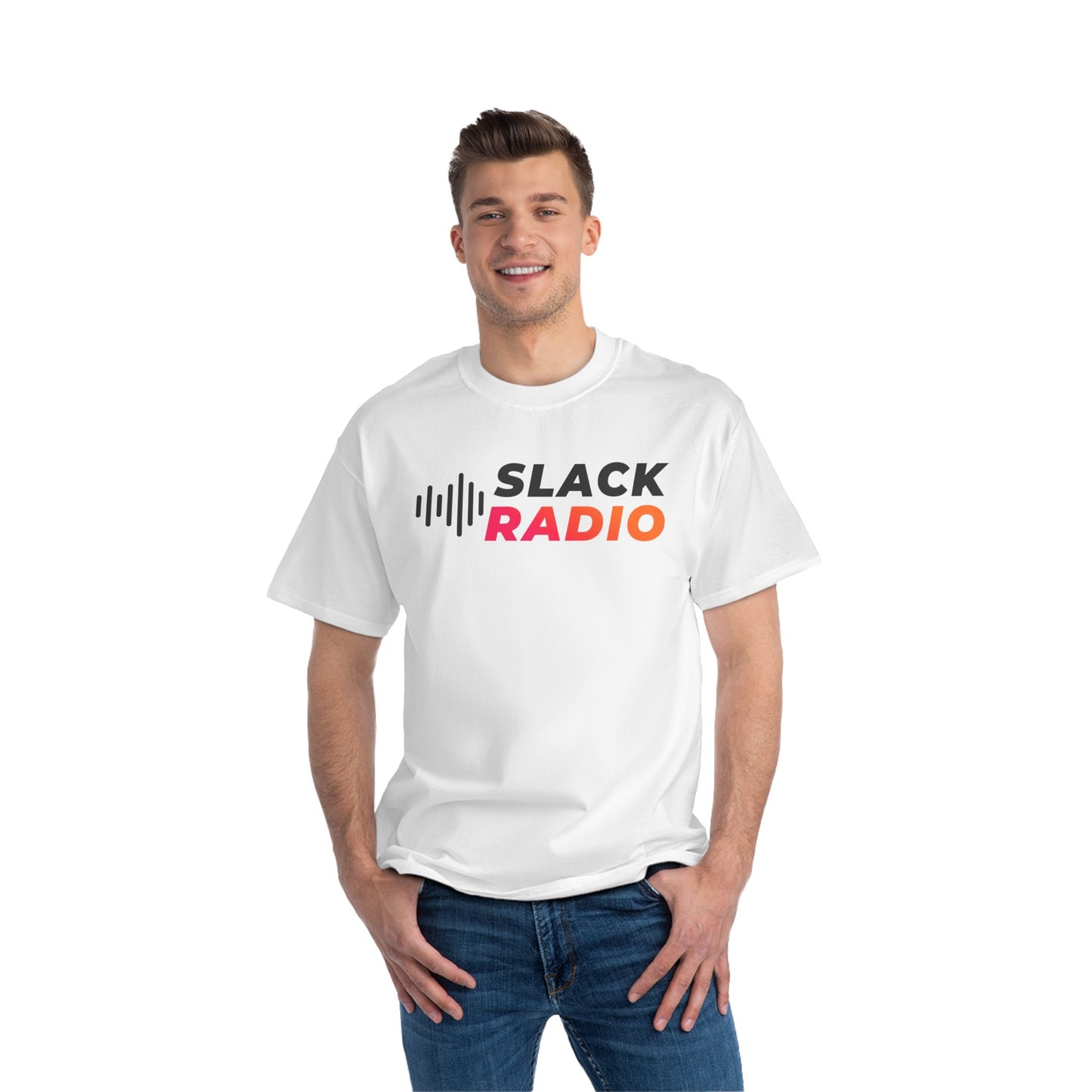 Slack Radio Logo Beefy-T® Short-Sleeve T-Shirt