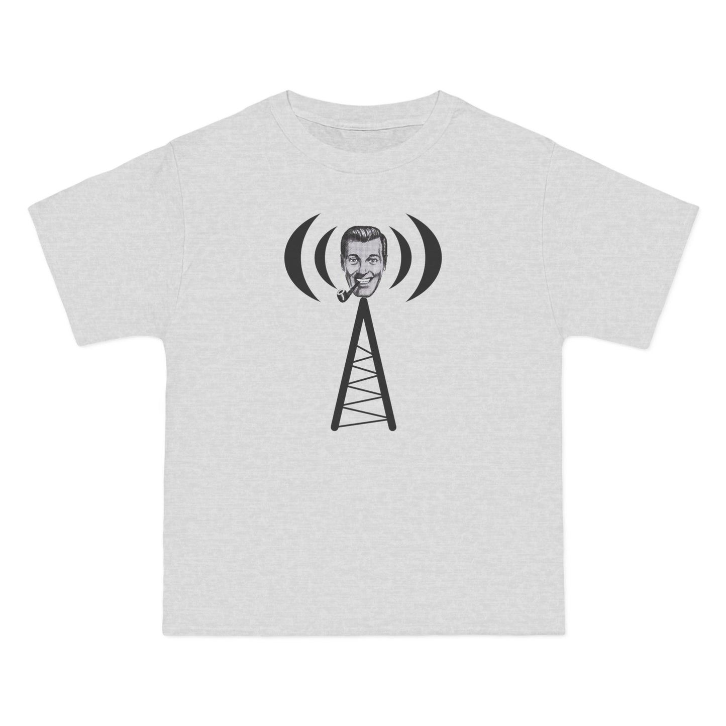 Bob Dobbs / Slack Radio Logo Beefy-T® Short-Sleeve T-Shirt